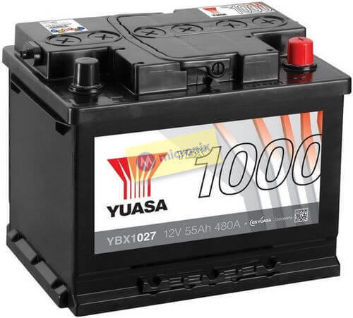 YUASA 55Ah 480A right+ (YBX1027) vásárlás, Autó akkumulátor bolt árak,  akciók, autóakku árösszehasonlító