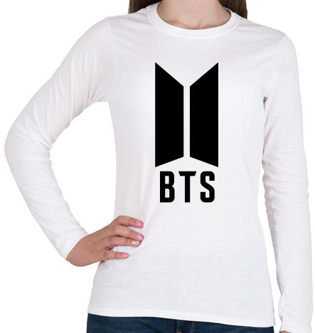 Vásárlás: printfashion BTS black - Női hosszú ujjú póló - Fehér Női pulóver  árak összehasonlítása, BTS black Női hosszú ujjú póló Fehér boltok