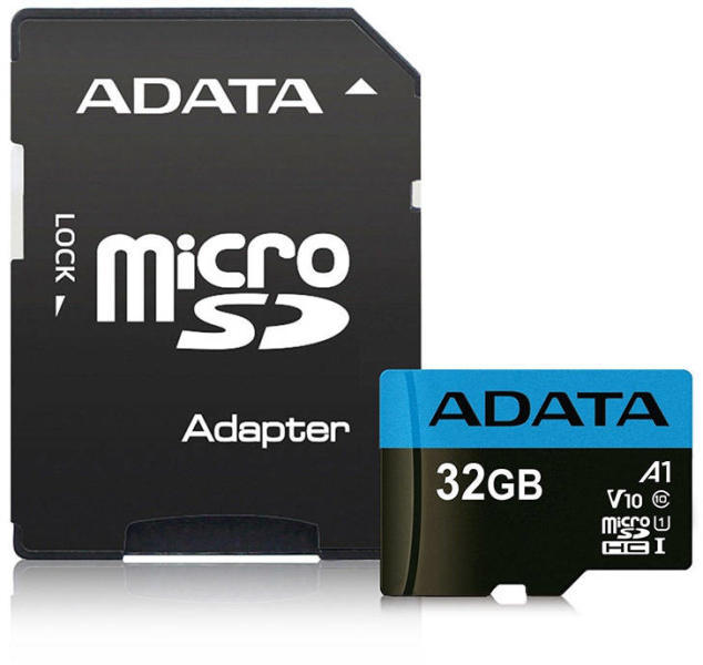 microSDHC Premier 32GB C10/U1/V10/A1 AUSDH32GUICL10A1-RA1
