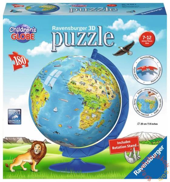 Vásárlás: Ravensburger Földgömb gyerekeknek puzzleball 180 db-os (12338) 3D  puzzle árak összehasonlítása, Földgömb gyerekeknek puzzleball 180 db os  12338 boltok