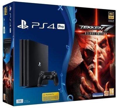 Sony PlayStation 4 Pro Jet Black 1TB (PS4 Pro 1TB) + Tekken 7 Deluxe  Edition vásárolj már 0 Ft-tól