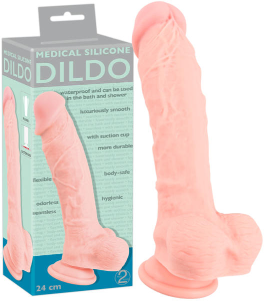 Medical Silicone Dildo 24 cm