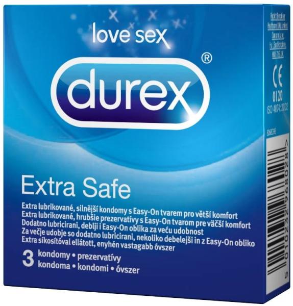 Vásárlás: Durex Extra Safe (Topsafe) vastagított falú óvszer 3 db Óvszer  árak összehasonlítása, Extra Safe Topsafe vastagított falú óvszer 3 db  boltok