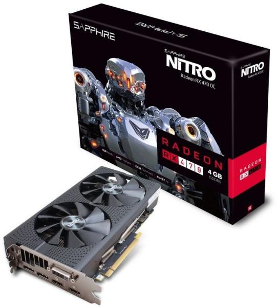 SAPPHIRE Radeon RX 470 NITRO 8GB GDDR5 256bit PCIe (11256-57-10G) Placa ...