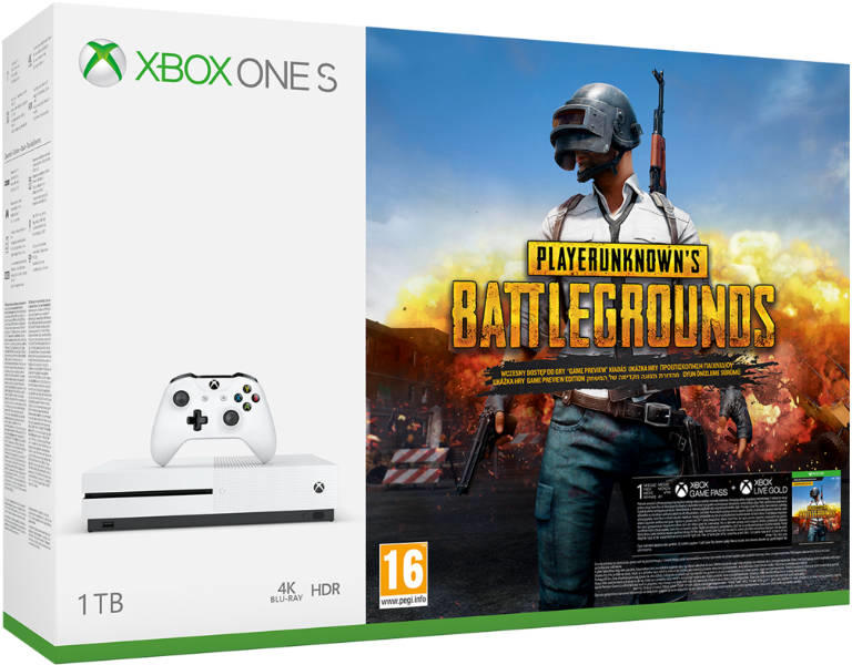 Microsoft Xbox One S (Slim) 1TB + Playerunknown's Battlegrounds vásárolj  már 0 Ft-tól