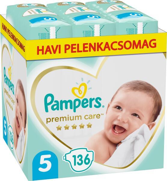 Vásárlás: Pampers Premium Care 5 Junior (11-16kg) 136db Pelenka árak  összehasonlítása, Premium Care 5 Junior 11 16 kg 136 db boltok