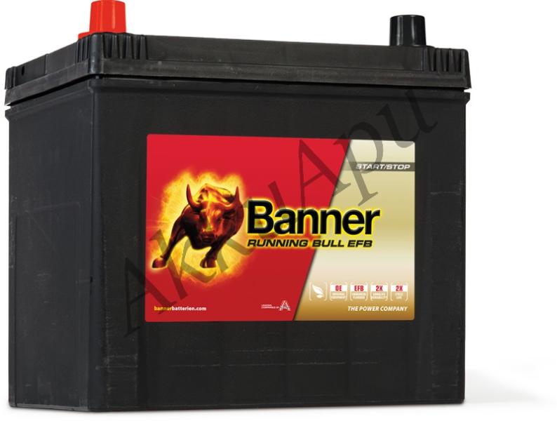 Running Bull EFB 65Ah 550A left+ Asia (565 16)