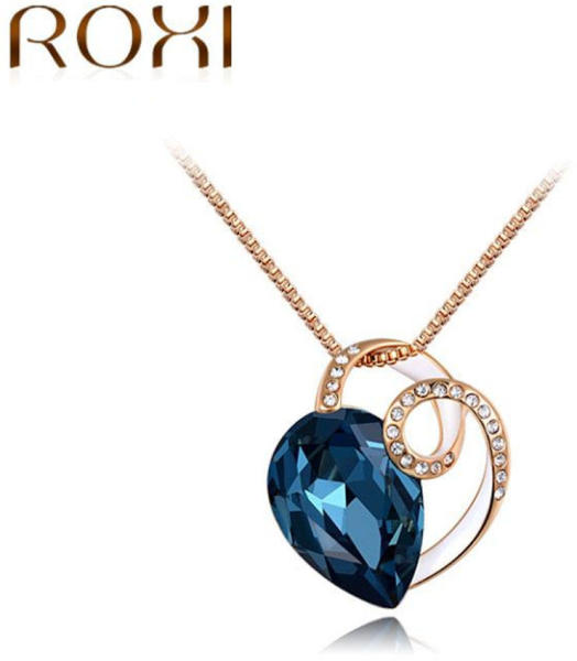 Vásárlás: ROXI Blue Diamond Nyaklánc 18 Karátos Arany Bevonattal Nyaklánc  árak összehasonlítása, BlueDiamondNyaklánc18KarátosAranyBevonattal boltok