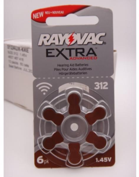 Rayovac Baterii Rayovac 312, 1.45V, PR41 auditive BLISTER 6 bucati pentru aparate  auditive (Baterii de unica folosinta) - Preturi