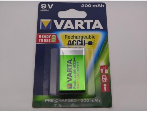 VARTA 9V acumulator 200mAh -ready to use-56722 (Baterie reincarcabila) -  Preturi