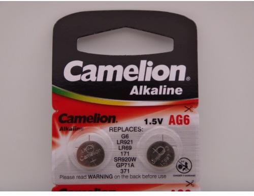 Previously shoulder organize Camelion AG6, baterie ceas 1.5V alcalina, LR921, LR69, 171, SR920W, GP71A,  371 blister 10 (Baterii de unica folosinta) - Preturi