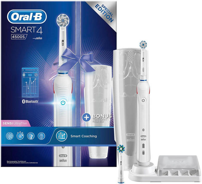 Oral-B Smart 4 4500S Sensi UltraThin elektromos fogkefe vásárlás, olcsó Oral -B Smart 4 4500S Sensi UltraThin elektromos fogkefe árak, akciók