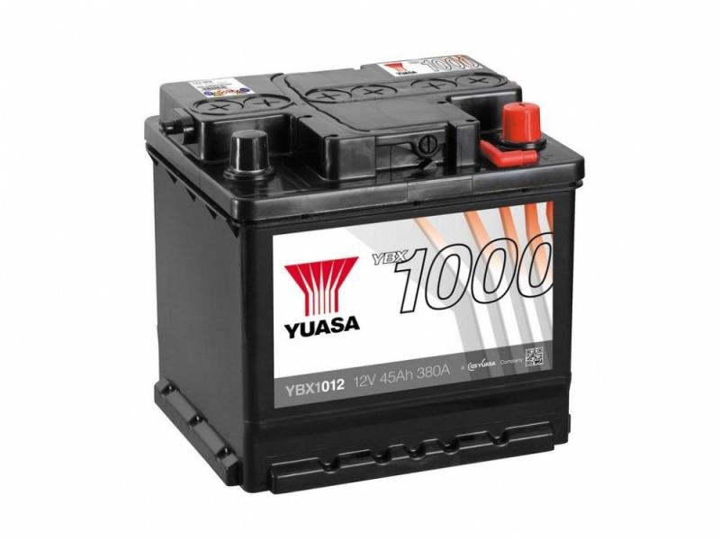 YUASA 45Ah 380A right+ (YBX1012) vásárlás, Autó akkumulátor bolt árak,  akciók, autóakku árösszehasonlító