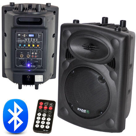 Boxa Activa Ibiza Sounds, 8 inch/20 cm, Port USB/MP3/Telecomanda inclusa,  Conectivitate Bluetooth, Putere 200 W, Sensibilitate 96 dB, Banda de  trecere 50 Hz - 20 kHz, Negru - eMAG.ro