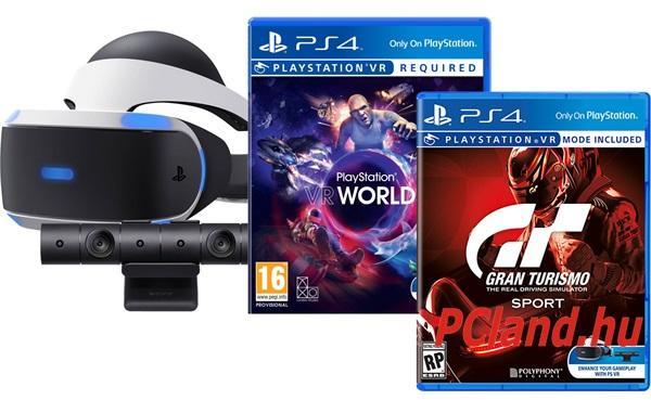 Sony PlayStation PS4 VR + Camera + VR Worlds + Gran Turismo Sport  (PS719950066) (Ochelari VR) - Preturi