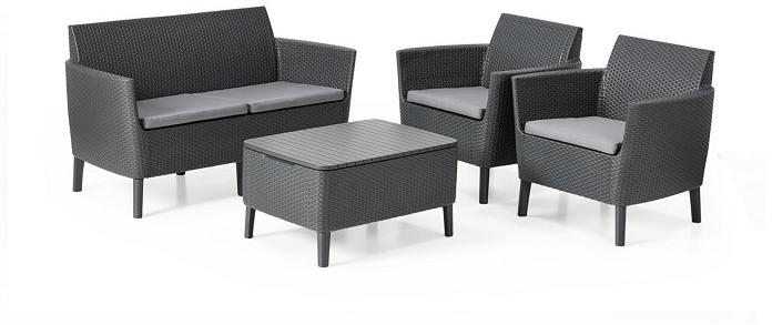 Allibert Salemo Set grafit 236629