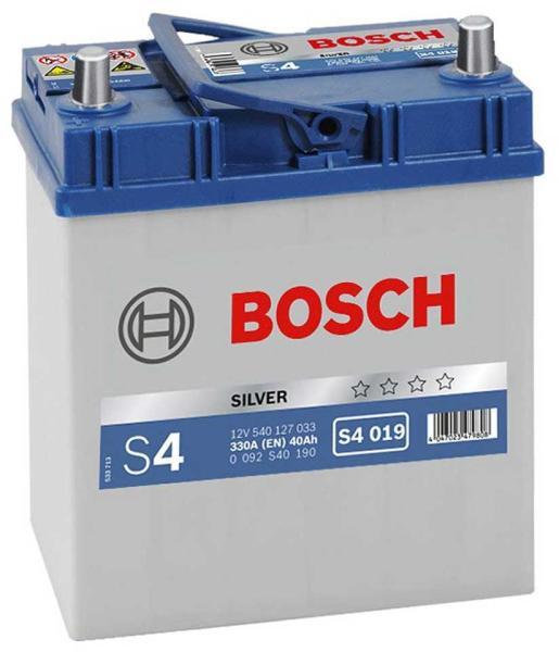Bosch S4 40Ah 330A left+ Asia (0092S40190) vásárlás, Autó akkumulátor bolt  árak, akciók, autóakku árösszehasonlító