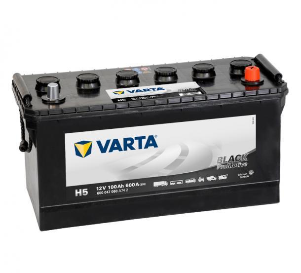 Promotive Black 100Ah 600A right+ (600047060A742)