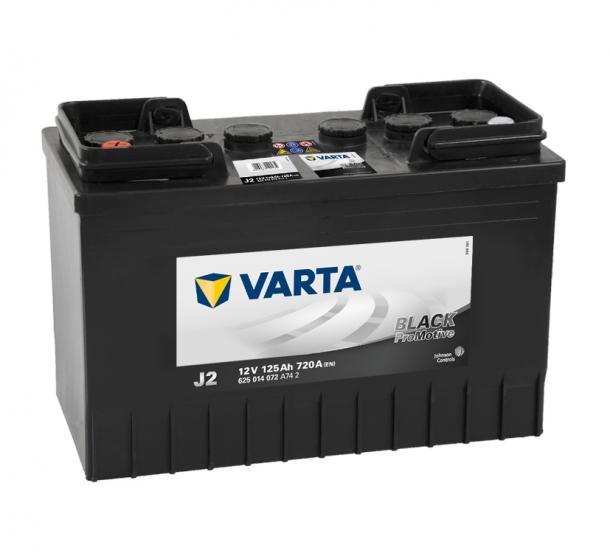 Promotive Black 12V 125Ah 720A left+ (625014072A742)