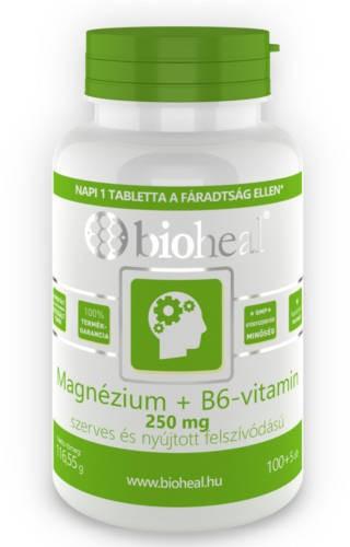 Vásárlás: bioheal Magnézium B6-Vitamin 105db Táplálékkiegészítő árak  összehasonlítása, Magnézium B 6 Vitamin 105 db boltok