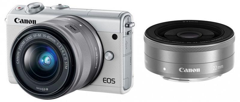 Canon EOS M100 + 15-45mm IS STM + 22mm (2209C022AA) - Árukereső.hu