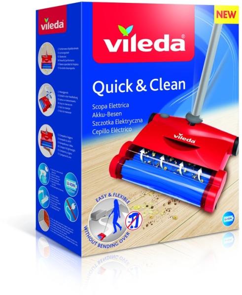 Vileda Quick & Clean electric broom (F1318V) háztartási gép kiegészítő  vásárlás, olcsó Vileda Quick & Clean electric broom (F1318V) árak, akciók