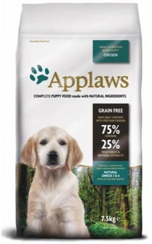 Applaws Applaws Puppy Small Medium Breed Chicken GRAIN FREE - за  подрастващи кучета от мини и средни