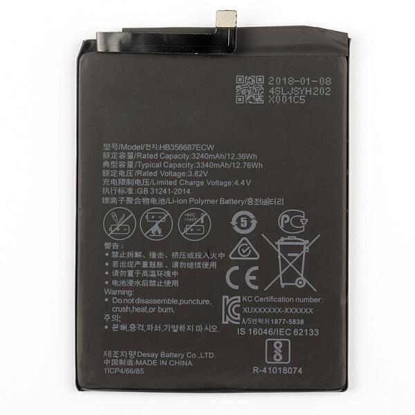 Huawei Li-ion 3340mAh HB356687ECW vásárlás, olcsó Mobiltelefon akkumulátor  árak, akciók