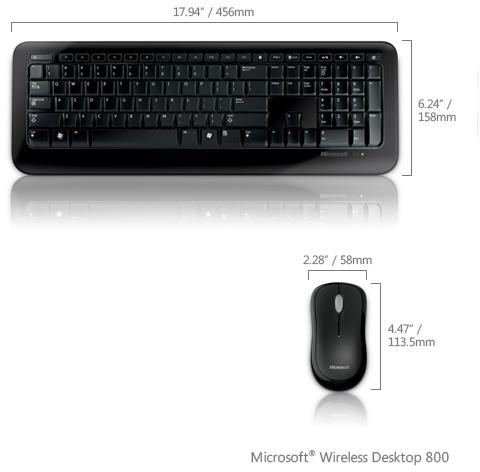 Vásárlás: Microsoft Wireless Desktop 800 (2LF) Billentyűzet és egér szett  árak összehasonlítása, Wireless Desktop 800 2 LF boltok