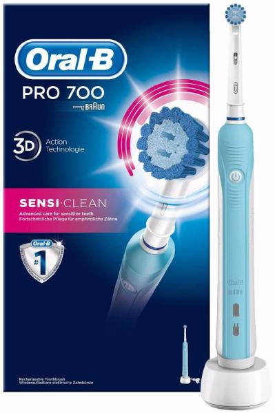 Oral-B PRO 700 Sensi-Clean elektromos fogkefe vásárlás, olcsó Oral-B PRO 700  Sensi-Clean elektromos fogkefe árak, akciók