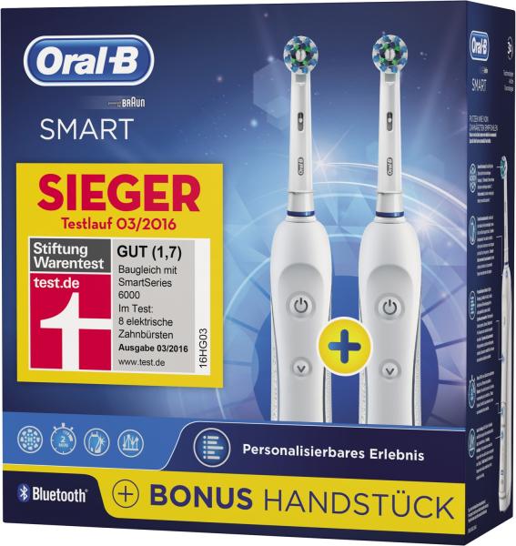 Oral-B SMART 6000 DUO elektromos fogkefe vásárlás, olcsó Oral-B SMART 6000  DUO elektromos fogkefe árak, akciók