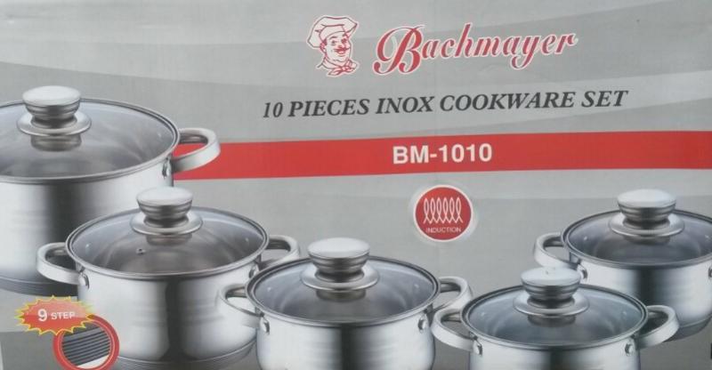 Vásárlás: Bachmayer 10 db-os inox edénykészlet BM-1010 Edény, kukta