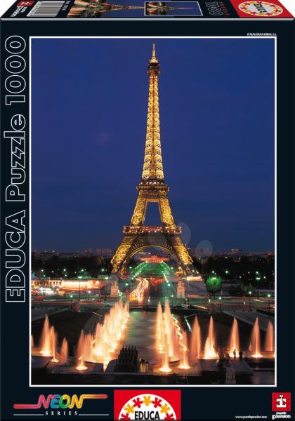 Vásárlás: Educa Neon Puzzle - Eiffel Torony, Párizs 1000 db-os (10114)  Puzzle árak összehasonlítása, Neon Puzzle Eiffel Torony Párizs 1000 db os  10114 boltok