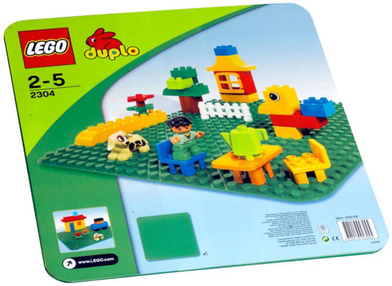 Vásárlás: LEGO® DUPLO - Zöld építőlap (2304) LEGO alkatrészek árak  összehasonlítása, DUPLO Zöld építőlap 2304 boltok