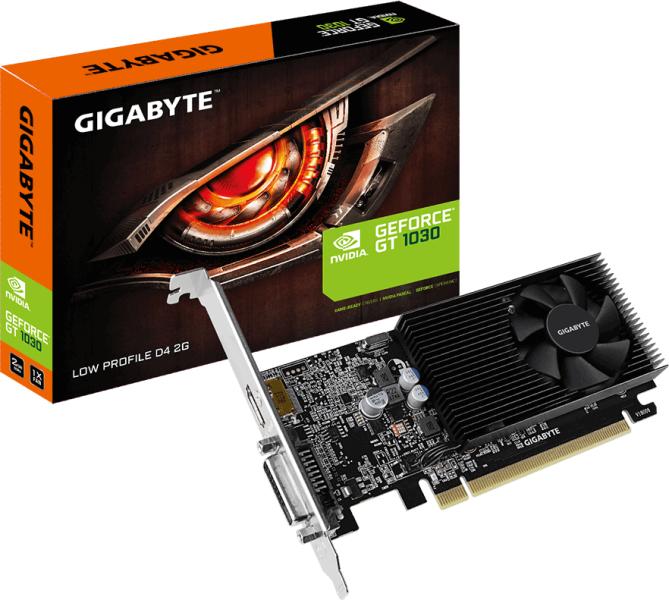 GeForce GT 1030 Low Profile D4 2GB GDDR4 64bit (GV-N1030D4-2GL)