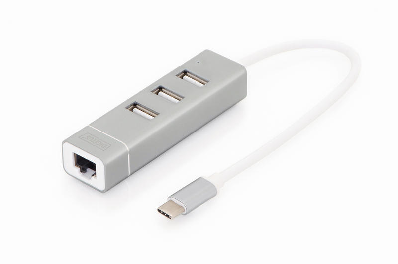 DIGITUS 3xUSB 2.0 + LAN (DA-70253)
