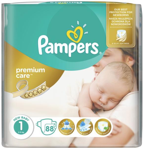 Vásárlás: Pampers Premium Care 1 Newborn (2-5kg) 88db Pelenka árak  összehasonlítása, Premium Care 1 Newborn 2 5 kg 88 db boltok