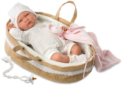 Vásárlás: Llorens Lala sírós újszülött baba bölcsőben - 42 cm Játékbaba  árak összehasonlítása, Lala sírós újszülött baba bölcsőben 42 cm boltok