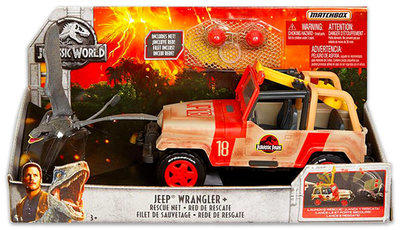 Vásárlás: Mattel Matchbox - Jurassic World - Jeep Wrangler befogóháló  kilövővel (FNP46) Játékautó és jármű árak összehasonlítása, Matchbox Jurassic  World Jeep Wrangler befogóháló kilövővel FNP 46 boltok