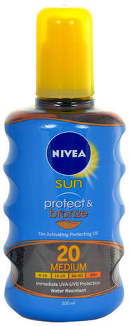 Vásárlás: Nivea Sun Protect&Bronze napolaj spray SPF 20 200ml Naptej,  napolaj árak összehasonlítása, Sun Protect Bronze napolaj spray SPF 20 200  ml boltok