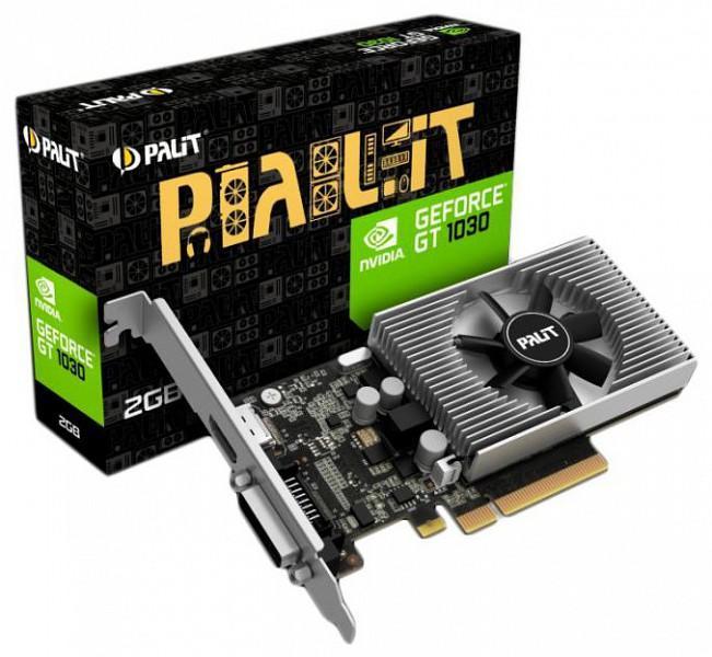 Palit GeForce GT 1030 2GB GDDR4 64bit (NEC103000646-1082F) Видео карти  Цени, оферти и мнения, списък с магазини
