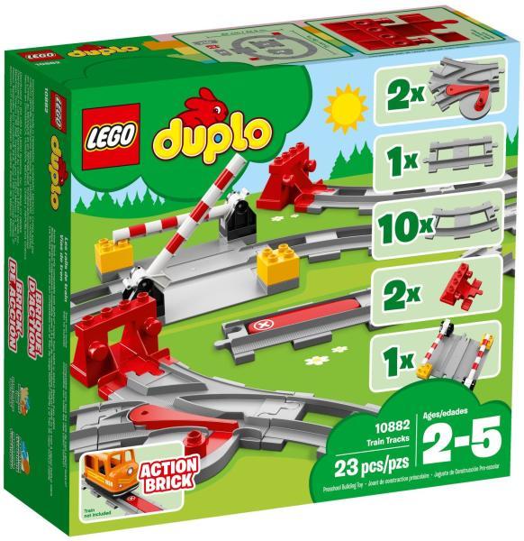 Vásárlás: LEGO Duplo - Vasúti pálya (10882) LEGO árak összehasonlítása,  Duplo Vasúti pálya 10882 boltok