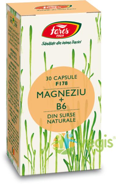 Fares Magneziu Marin + B6 (F178) 30cps (Suplimente nutritive) - Preturi