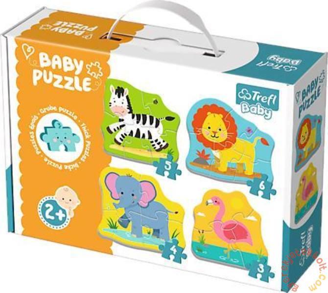 Baby Puzzle táskában - Első puzzle - Szafari állatok (36073)