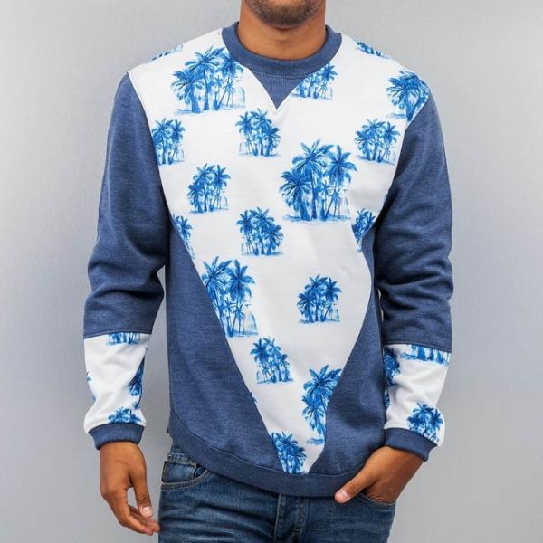 Vásárlás: Just Rhyse Palms Sweatshirt Blue Férfi pulóver árak  összehasonlítása, PalmsSweatshirtBlue boltok