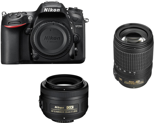 Nikon D7200 18-105mm VR + 35mm - Árukereső.hu