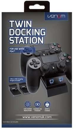 Twin Docking Station for PS4 black (VS2732)