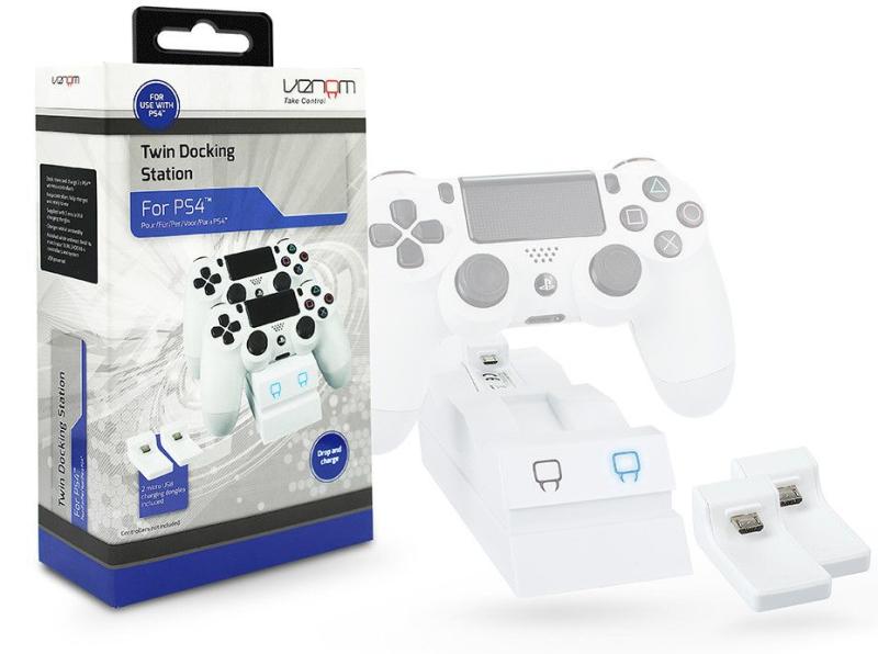Twin Docking Station for PS4 white (VS2737)