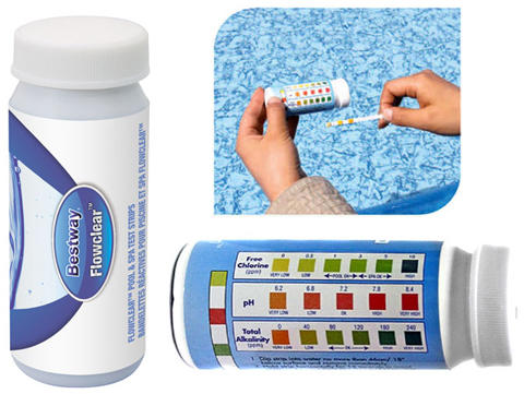 FlowClear Swim Doctor 3 az 1-ben tesztcsík 50 db (58142)
