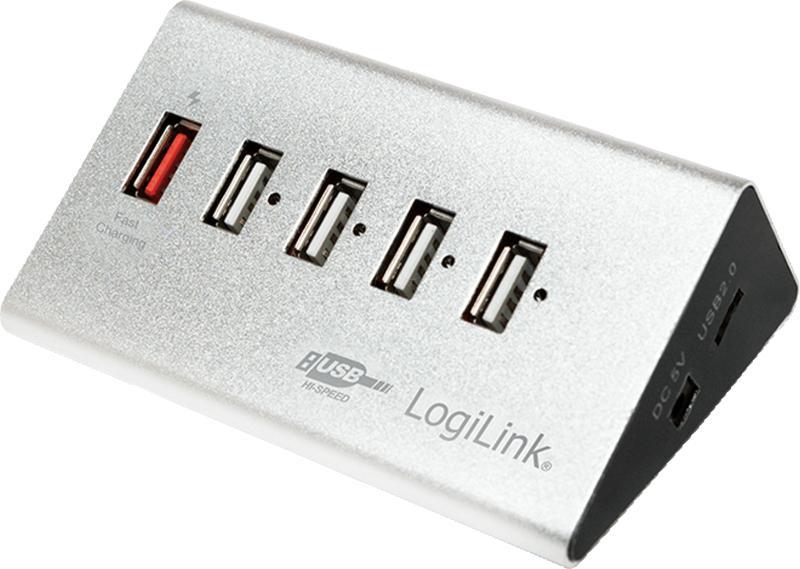 LogiLink UA0224 Картови четци, USB хъб Цени, оферти и мнения, списък с  магазини, евтино LogiLink UA0224